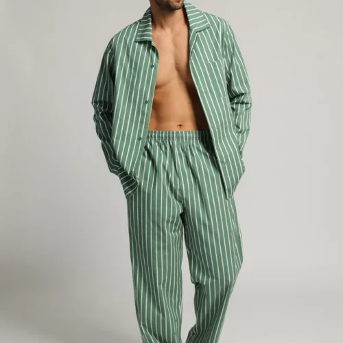 matchy men1 Men's green matchy pajama